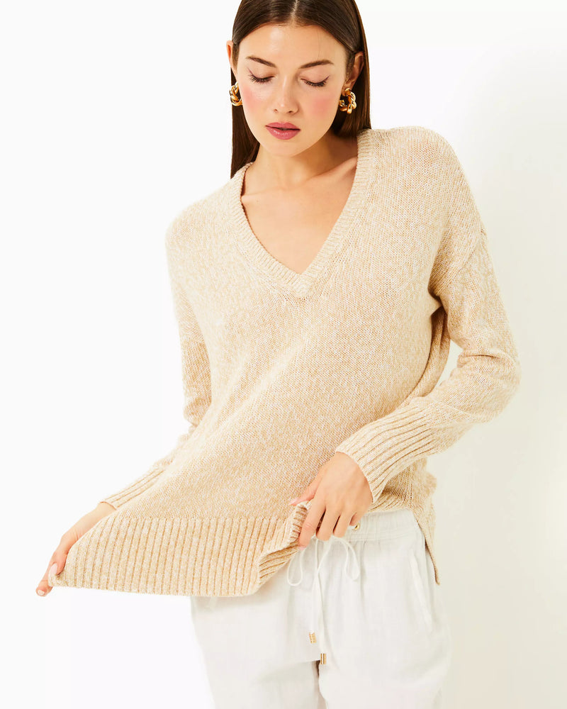 BEDFORD SWEATER WICKER TAN MARL