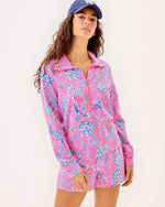 ELENI UPF 50+ PULLOVER ROUSSEAU PINK BAREFOOT BEACHCOMBERS
