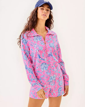 ELENI UPF 50+ PULLOVER ROUSSEAU PINK BAREFOOT BEACHCOMBERS