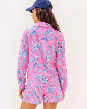 ELENI UPF 50+ PULLOVER ROUSSEAU PINK BAREFOOT BEACHCOMBERS