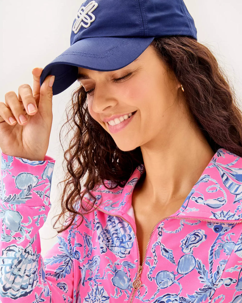 ELENI UPF 50+ PULLOVER ROUSSEAU PINK BAREFOOT BEACHCOMBERS