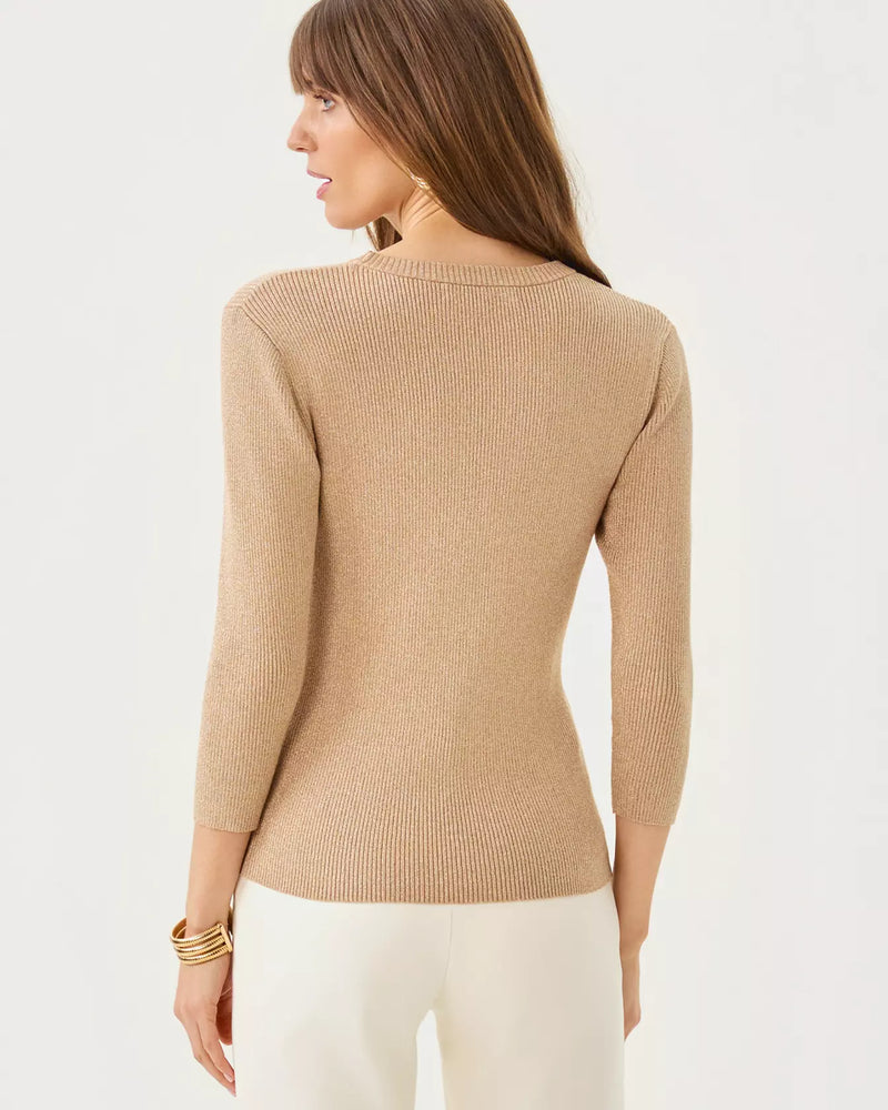 ESLI SWEATER SAND BAR METALLIC