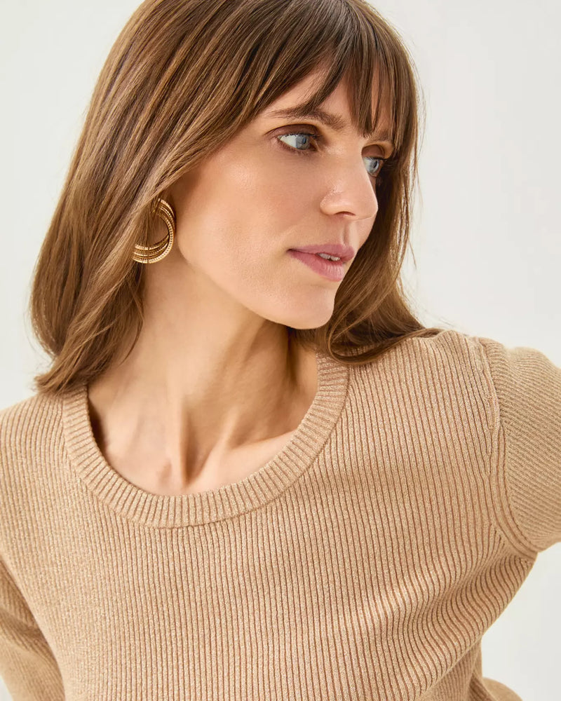 ESLI SWEATER SAND BAR METALLIC
