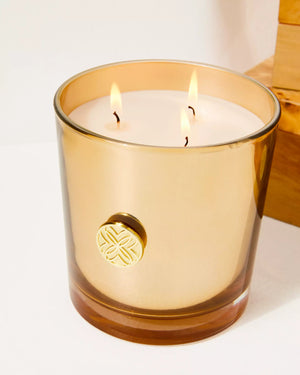 GOLD GLASS CANDLE GOLD