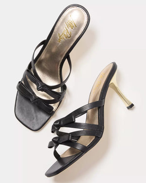 WANDA SLIDE SANDAL NOIR