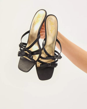 WANDA SLIDE SANDAL NOIR