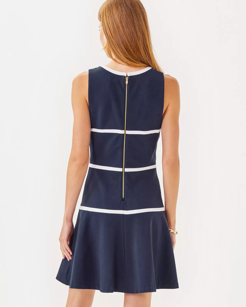 CLANCIE DRESS TRUE NAVY