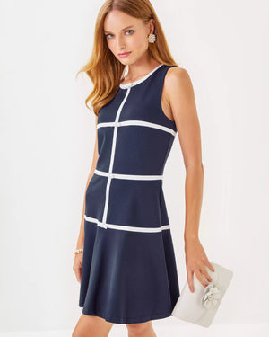 CLANCIE DRESS TRUE NAVY