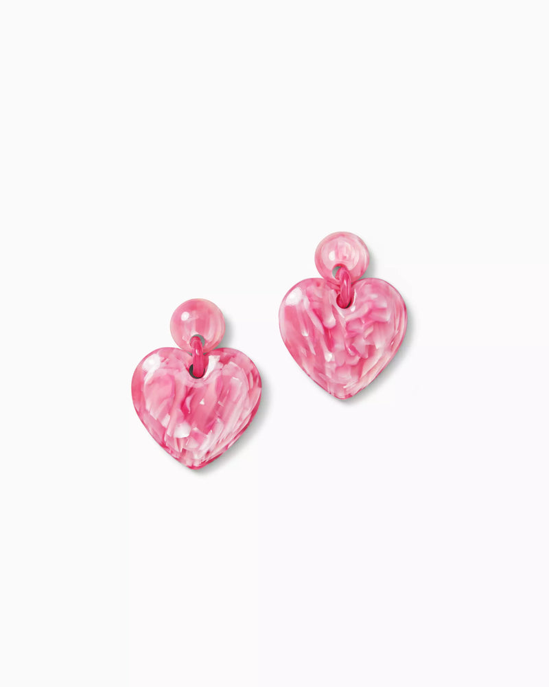 LILLY X LELE HEART DROP EARRINGS