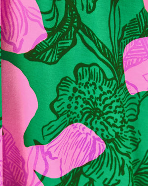 WEXLEE SKIRTED ROMPER KITTS GREEN SUNSET SHADOWS ENGINEERED