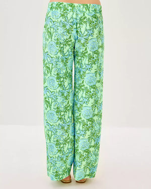 BAL HARBOUR STRETCH PALAZZO PANT COOL MINT CATCHIN RAYS ENGINEERED