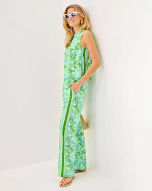 BAL HARBOUR STRETCH PALAZZO PANT COOL MINT CATCHIN RAYS ENGINEERED