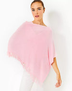 GATO PONCHO HEATHERED CONCH SHELL PINK