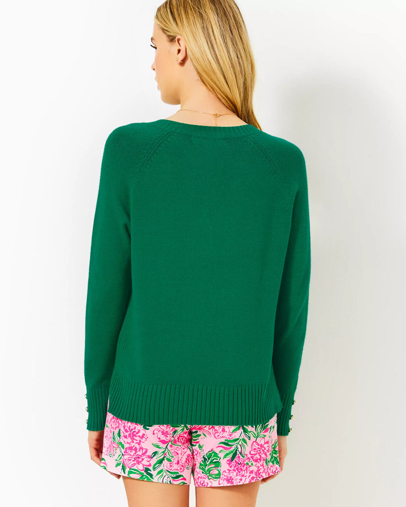 KAYCEE SWEATER FIDDLE LEAF GREEN