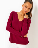 KAYCEE SWEATER MALBEC RED