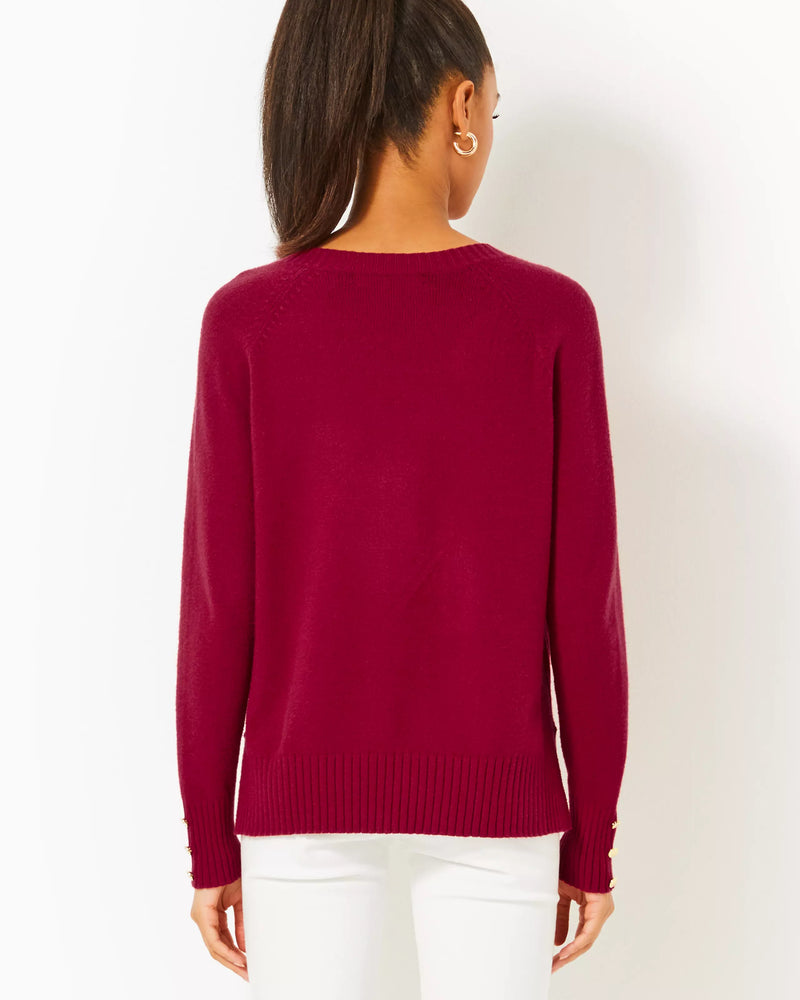 KAYCEE SWEATER MALBEC RED