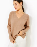 KAYCEE SEQUIN SWEATER GOLD METALLIC