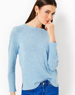 SALIMA SWEATER HEATHERED BONAIRE BLUE