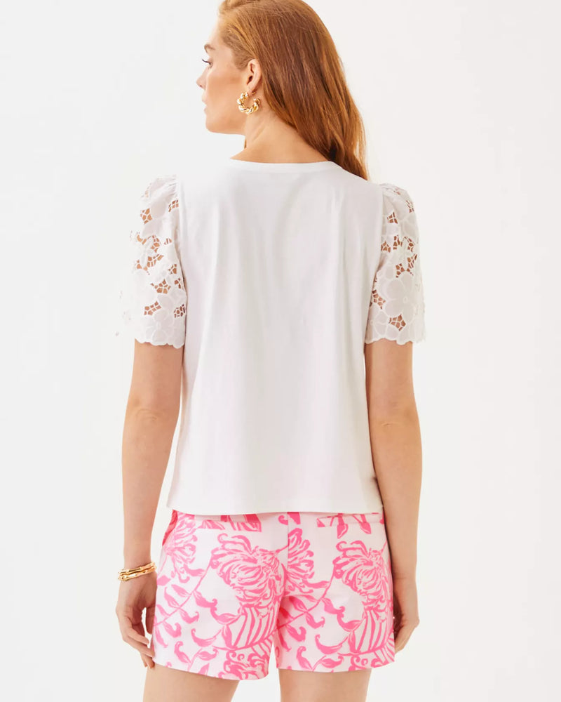 SEBENE KNIT TOP RESORT WHITE