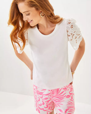 SEBENE KNIT TOP RESORT WHITE