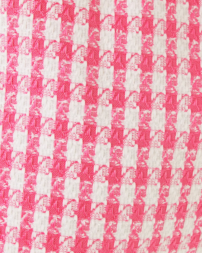 ARIA BOUCLE SHIFT ROUSSEAU PINK CHARMING CHECK BOUCLE