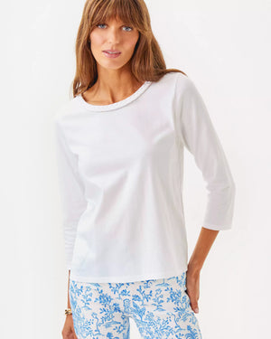 PAULSON KNIT TOP RESORT WHITE