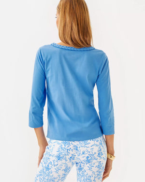 PAULSON KNIT TOP SUNWASHED BLUE