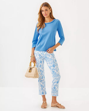 PAULSON KNIT TOP SUNWASHED BLUE