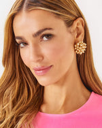 TIDEPOOL TREASURES EARRING GOLD METALLIC