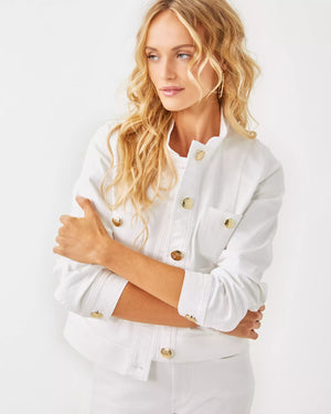 SHEPA DENIM JACKET RESORT WHITE