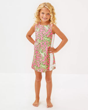 GIRLS LITTLE LILLY CLASSIC SHIFT ROUSSEAU PINK MANE CHARACTER ENERGY