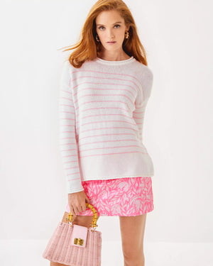 LOTAN SWEATER PINK MUSE TIDEPOOL STRIPE