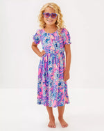 GIRLS DEAN MIDI DRESS MULTI TOTALLY KOALAFIED