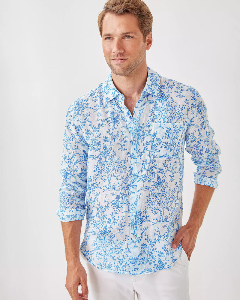 MENS STUFF ADDISON SHIRT RESORT WHITE TALL TALES