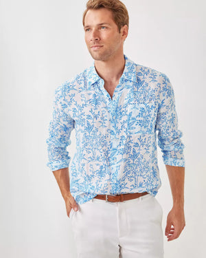 MENS STUFF ADDISON SHIRT RESORT WHITE TALL TALES