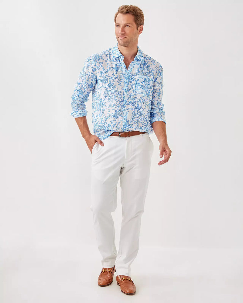 MENS STUFF ADDISON SHIRT RESORT WHITE TALL TALES