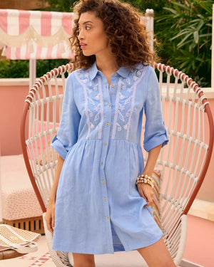 SHAELA DRESS JACARANDA BLUE