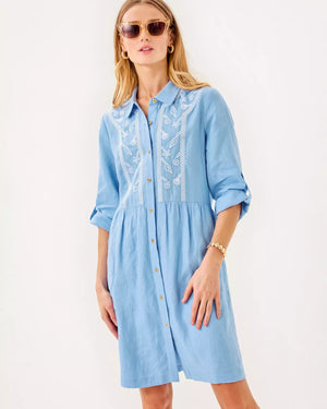 SHAELA DRESS JACARANDA BLUE