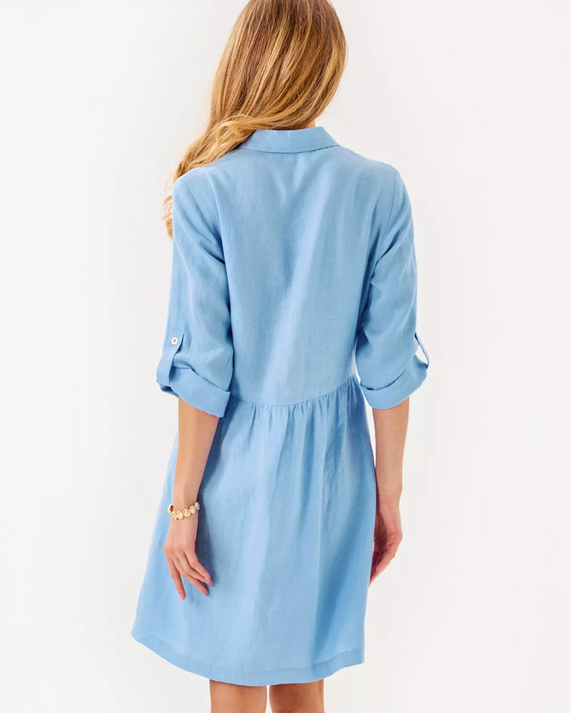 SHAELA DRESS JACARANDA BLUE