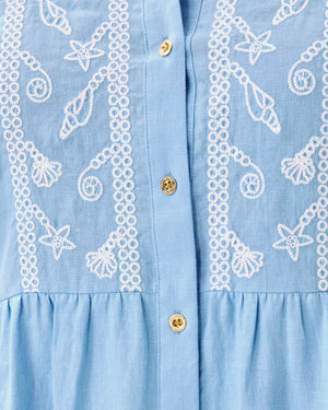 SHAELA DRESS JACARANDA BLUE