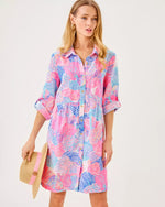 SHAELA DRESS MULTI ROAR OF THE SEAS