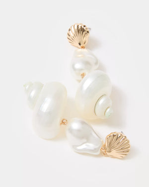 SUMMER SERENADE DROP EARRINGS RESORT WHITE