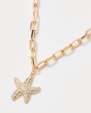 SANDSATIONAL NECKLACE GOLD METALLIC