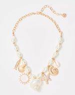 SUMMER SERENADE CHARM NECKLACE GOLD METALLIC