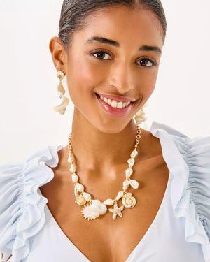SUMMER SERENADE CHARM NECKLACE GOLD METALLIC