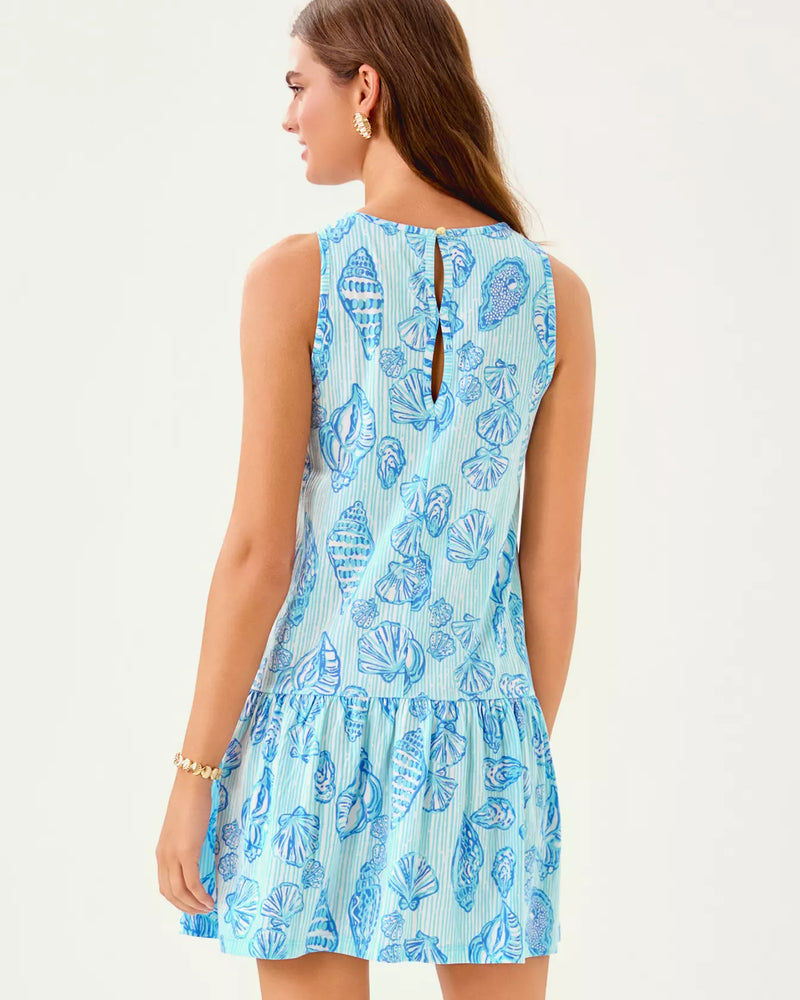 DIXI DRESS FRESH WATER BLUE COOL AS SHELL