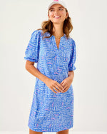 COLSON DRESS SUNWASHED BLUE SEACRETS