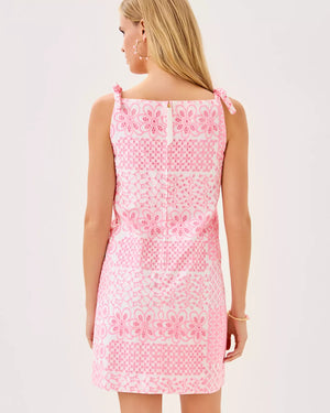 GERAD SHIFT CONCH SHELL PINK PATCHWORK EYELET