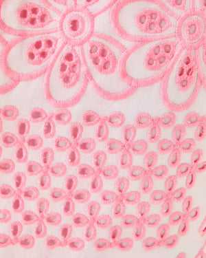 GERAD SHIFT CONCH SHELL PINK PATCHWORK EYELET