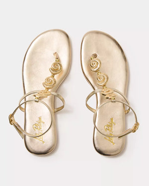 DYLANN SANDAL GOLD METALLIC